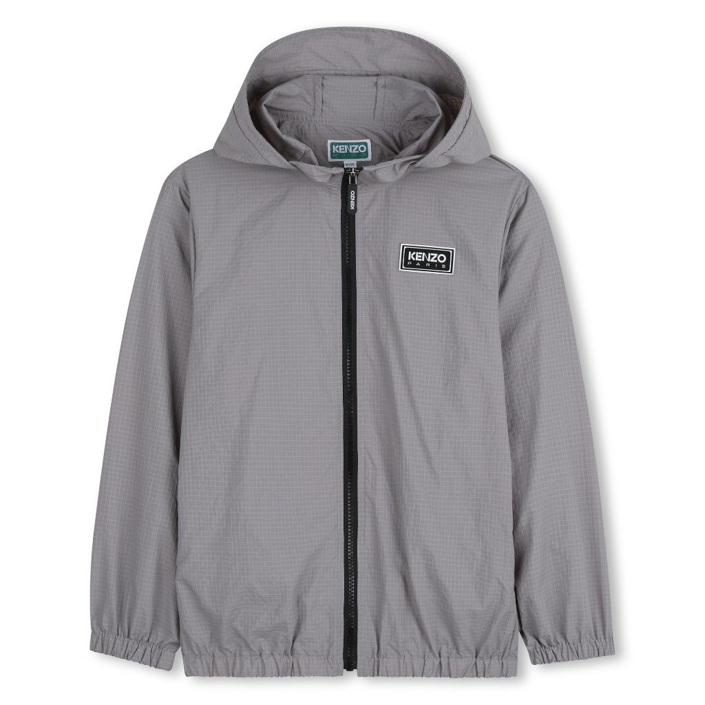 Kenzo Kids Logo Hooded Windbreaker
