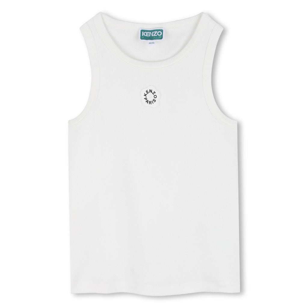 Kenzo Kids Flower Logo Tank Top