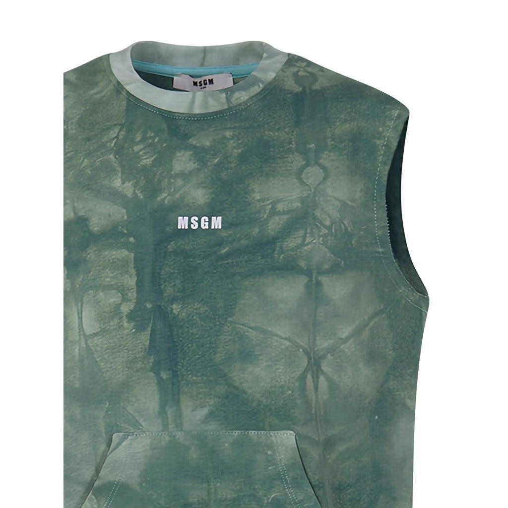 MSGM Kids Sleeveless Sweatshirt