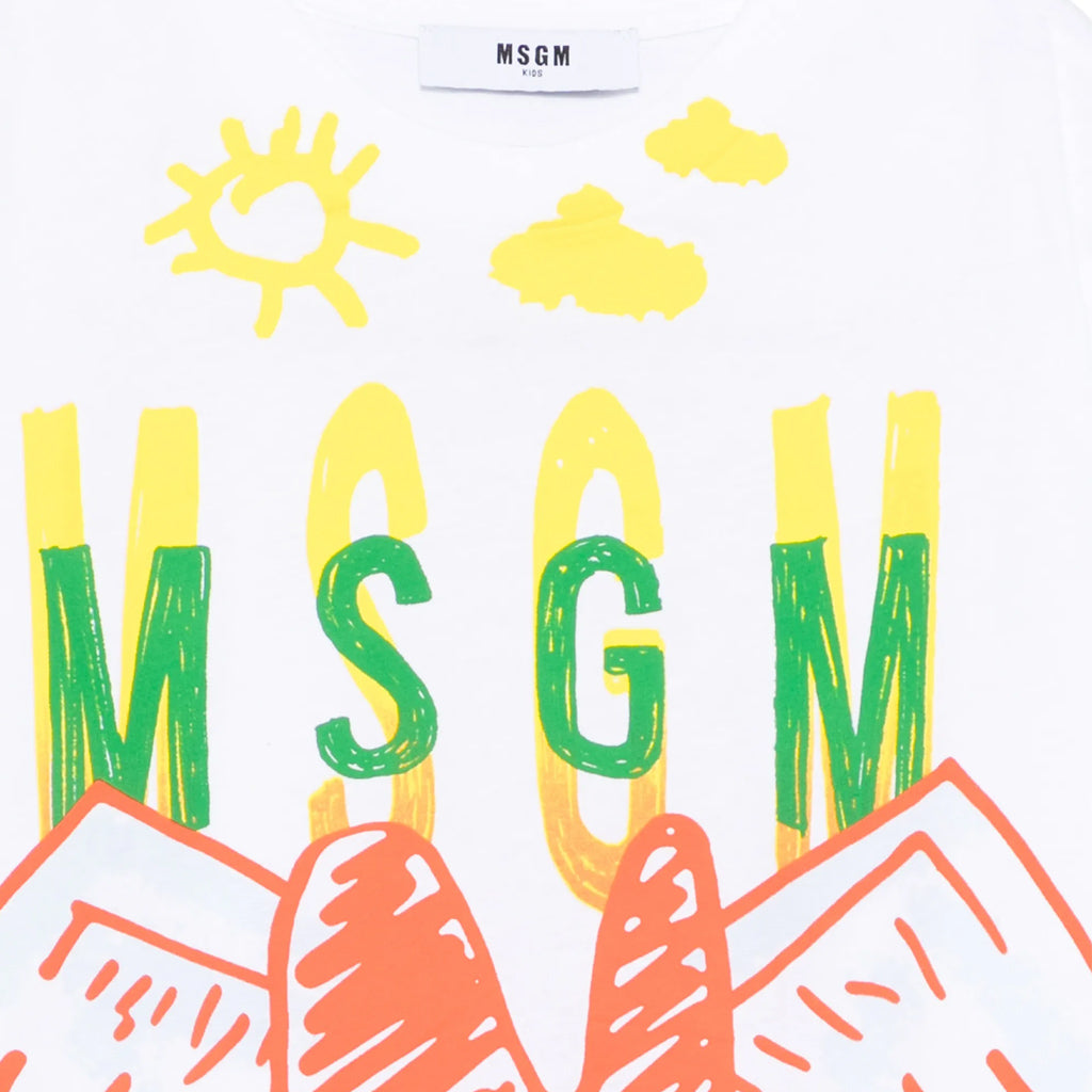MSGM Kids Graphic T-shirt