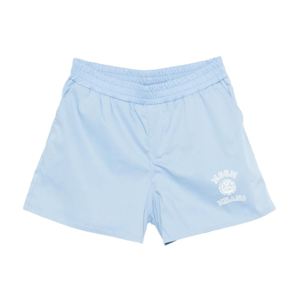 MSGM Kids Poplin Shorts