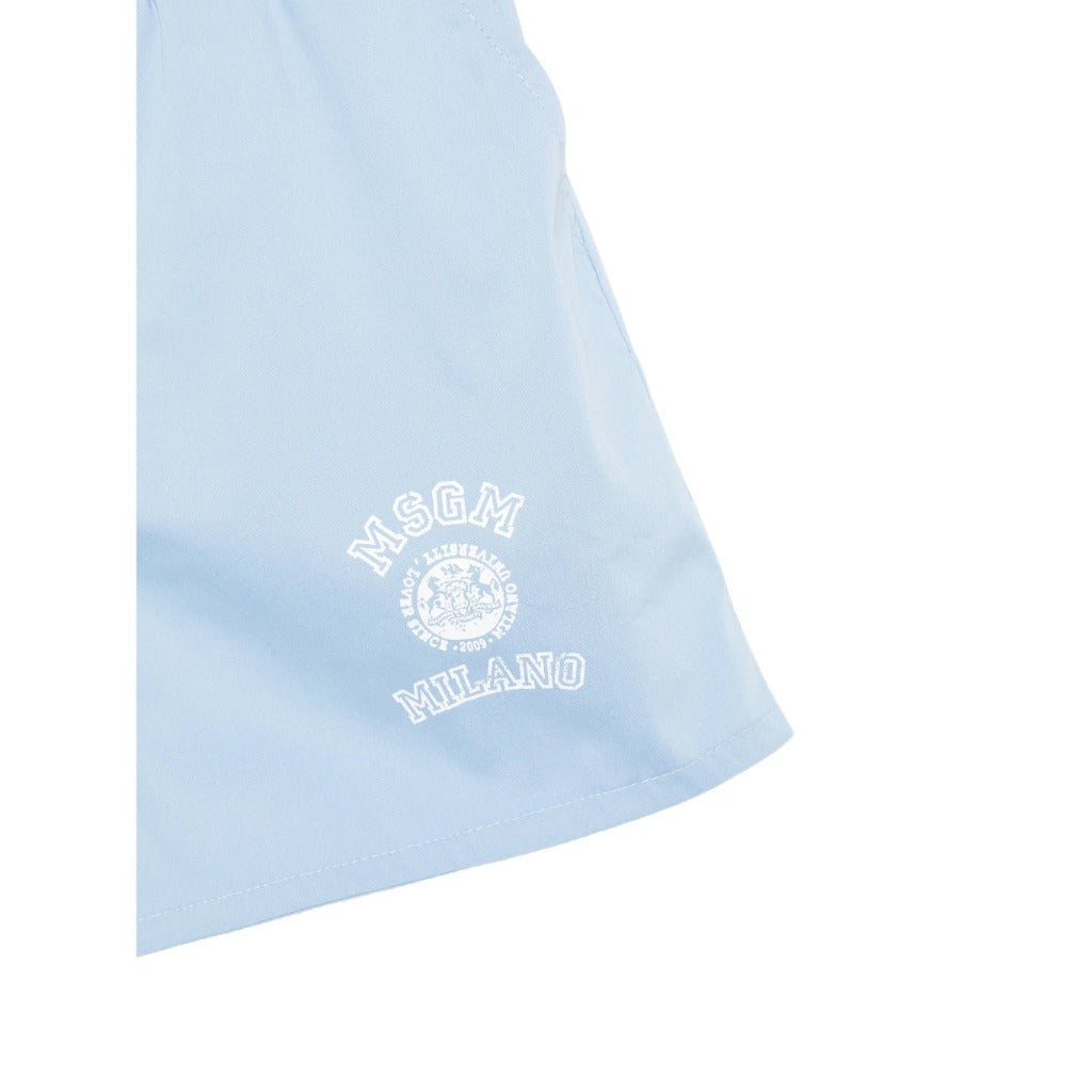 MSGM Kids Poplin Shorts
