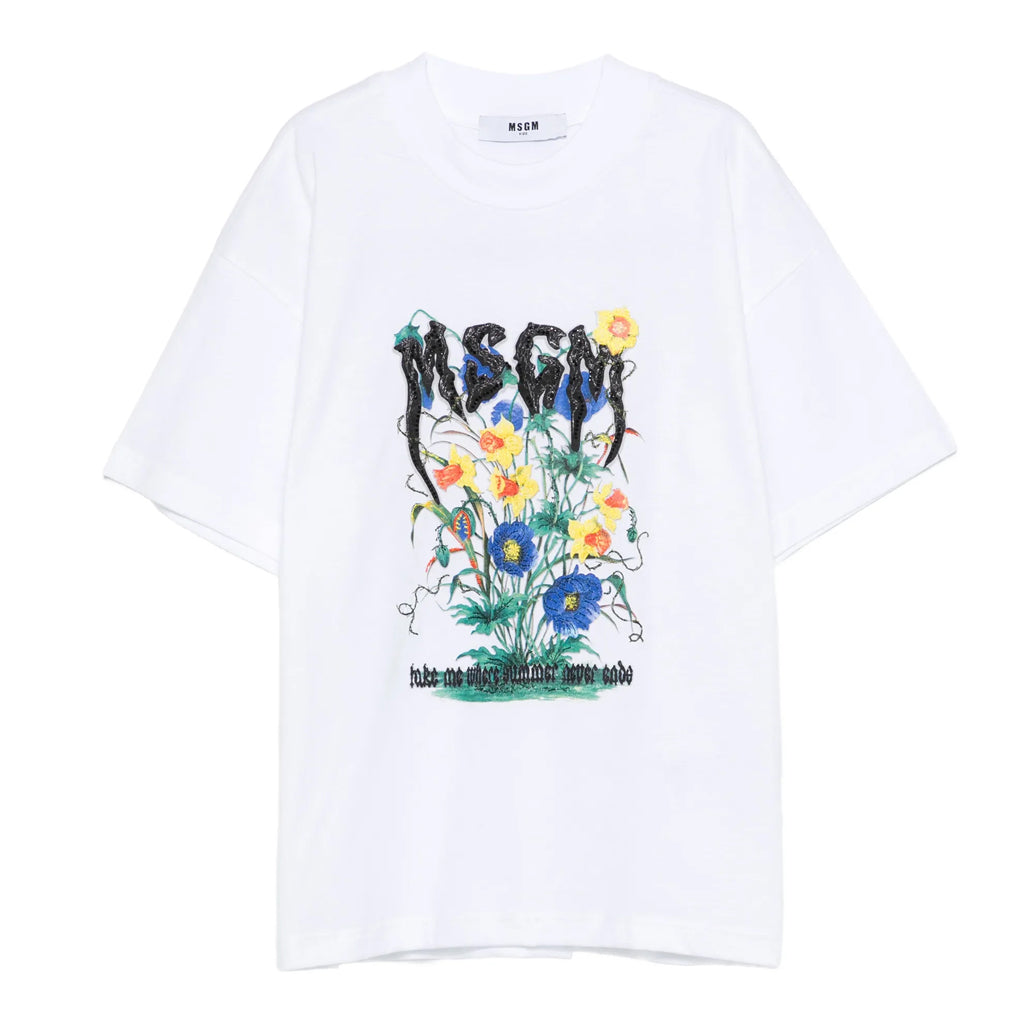 MSGM Kids Graphic T-shirt