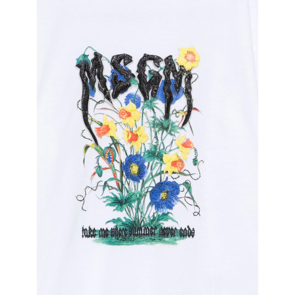 MSGM Kids Graphic T-shirt