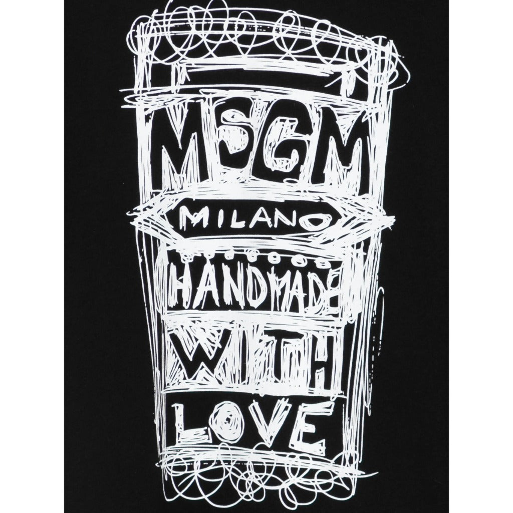 MSGM Kids Washed Graphic T-shirt