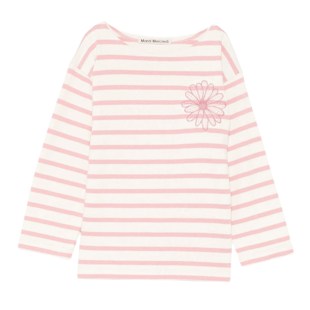 Mardi Mercredi Les Petits Kids Tshirt Long Sleeve Stripe