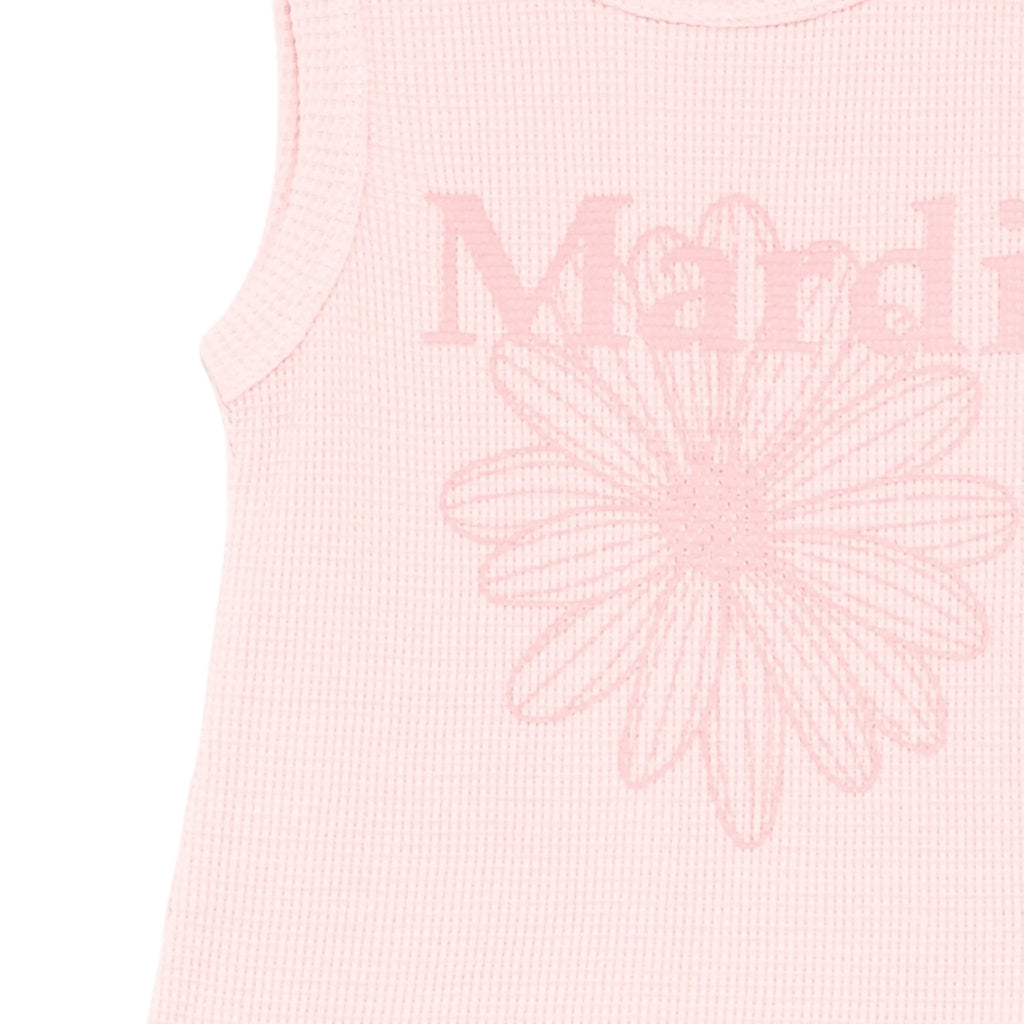 Mardi Mercredi Les Petits Kids Waffle Sleeveless Flowermardi Frill