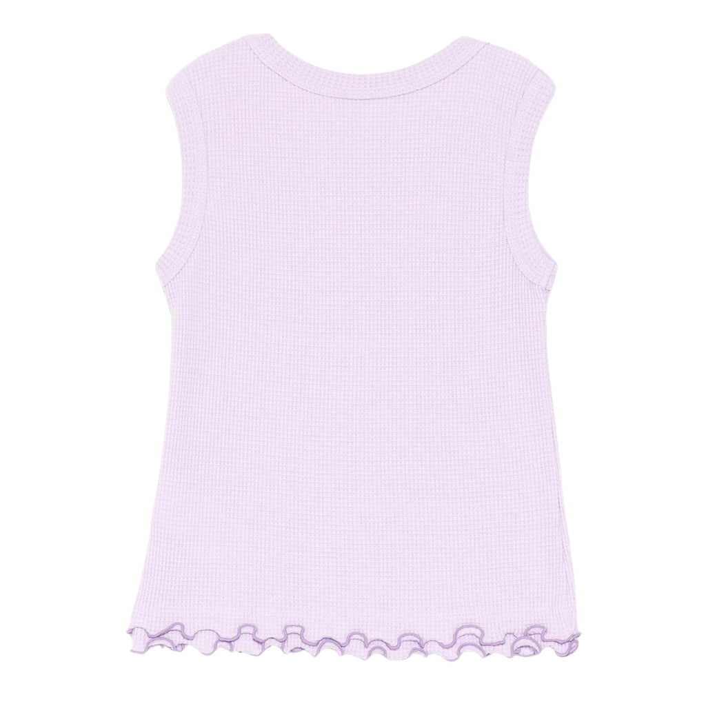 Mardi Mercredi Les Petits Kids Waffle Sleeveless Flowermardi Frill