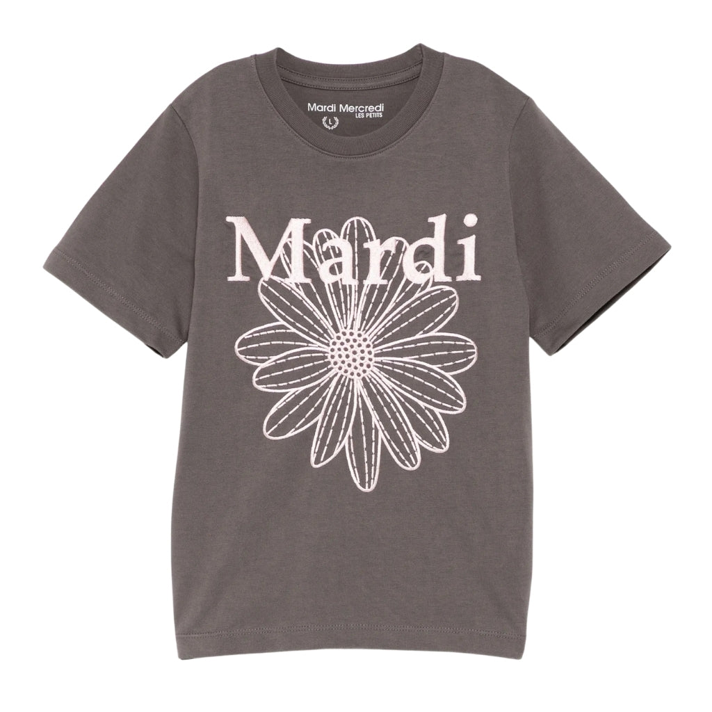 Mardi Mercredi Les Petits Kids Tshirt Flowermardi Needlework