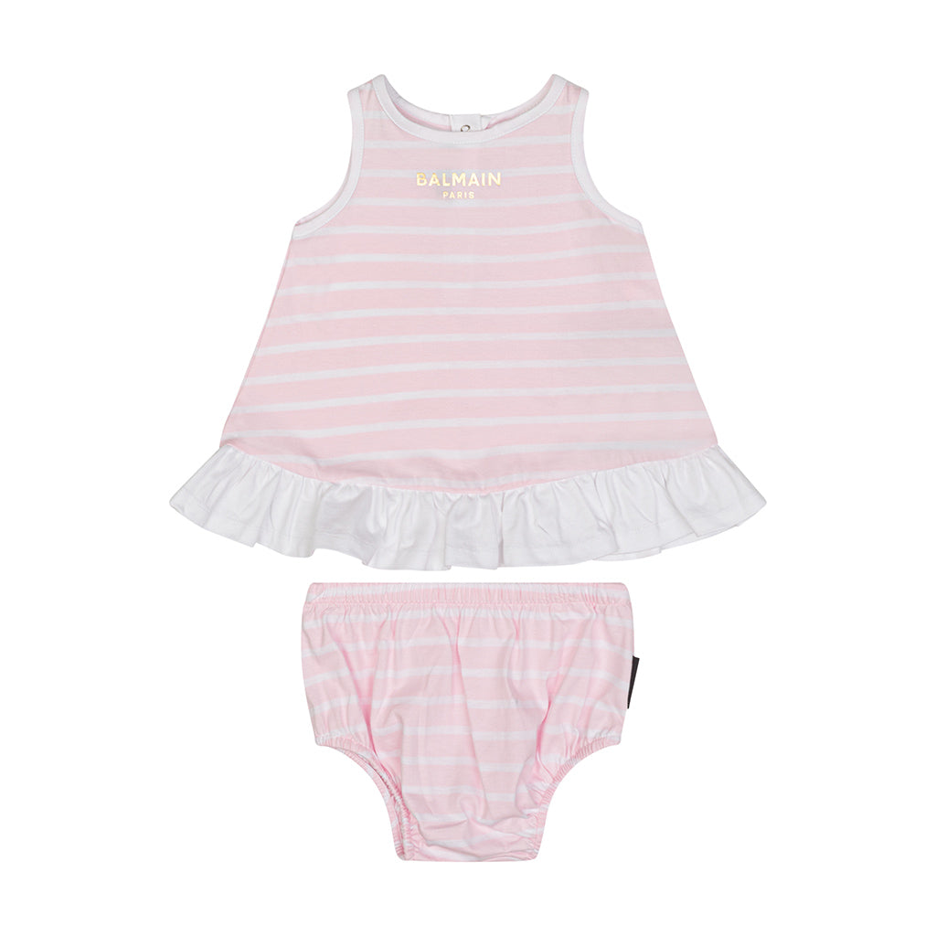 Balmain Kids Stripey Dress