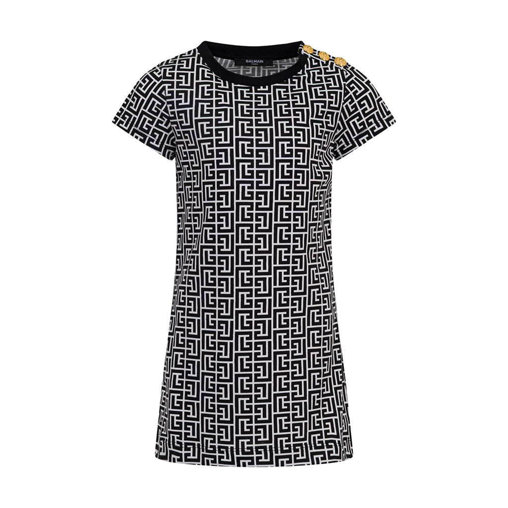 Balmain Kids Logo Dress