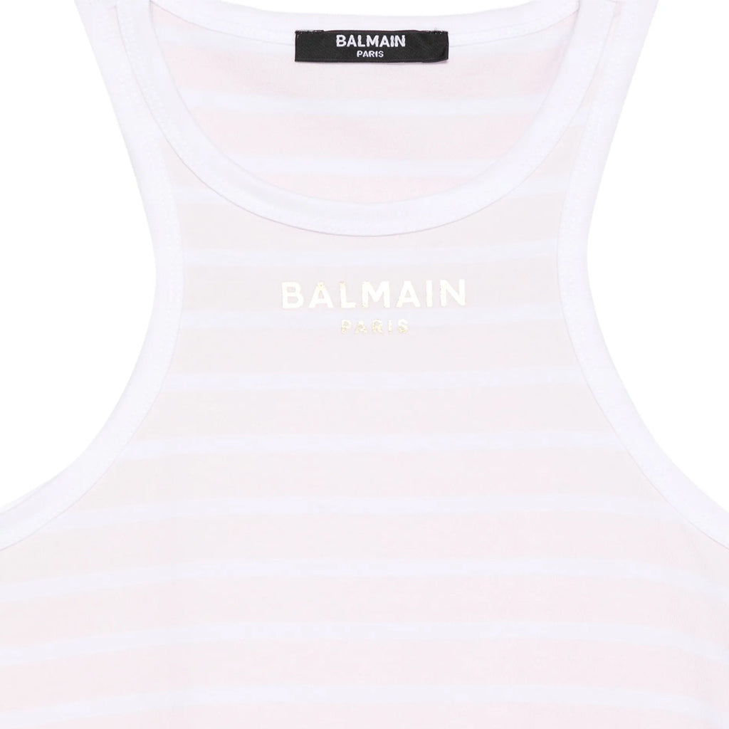 Balmain Kids Stripey Dress