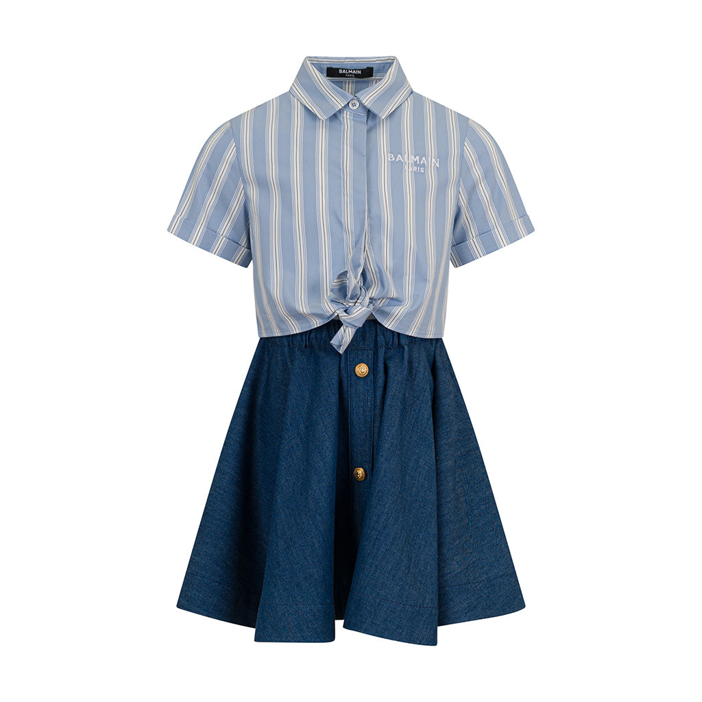 Balmain Kids Shirt Dress
