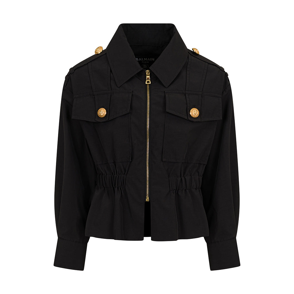 Balmain Kids Military Jacket