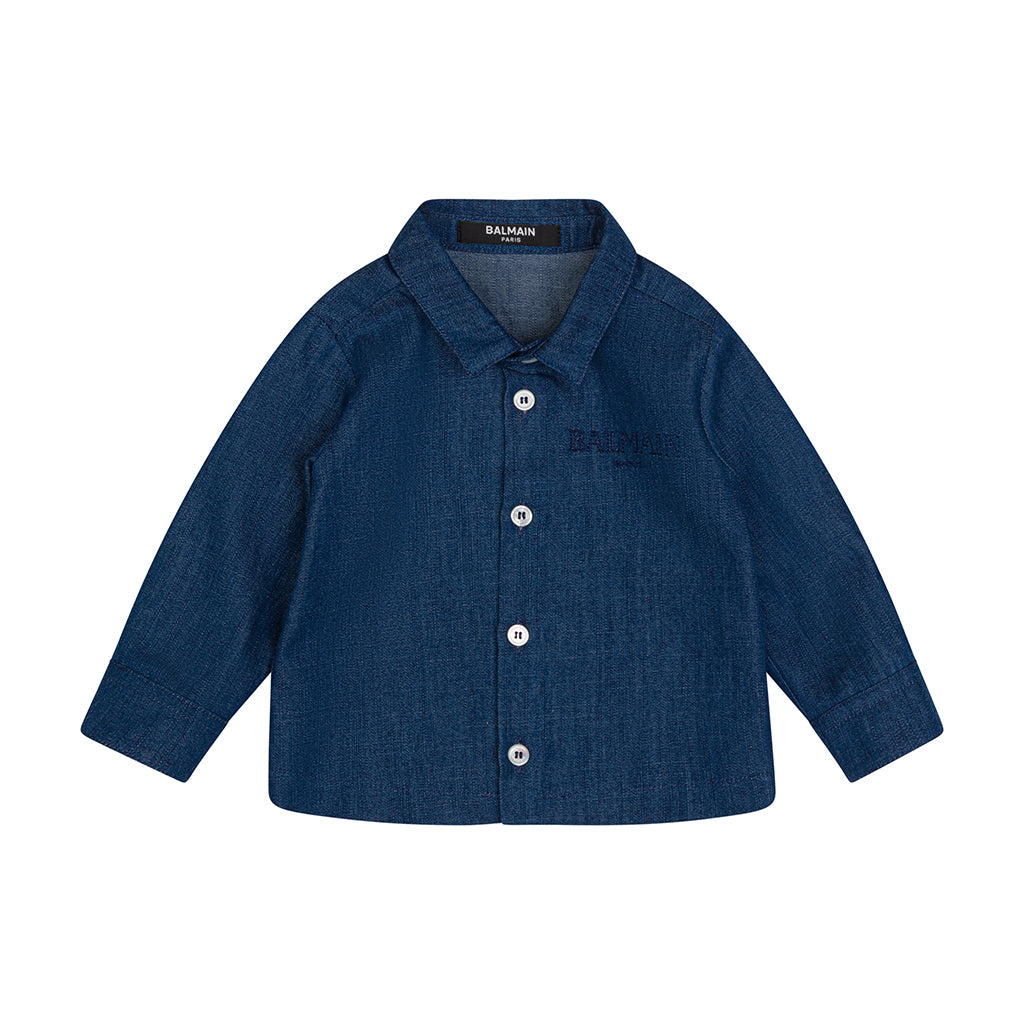 Balmain Kids Chambray Shirt