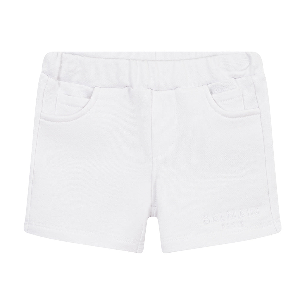 Balmain Kids Logo Bermudas