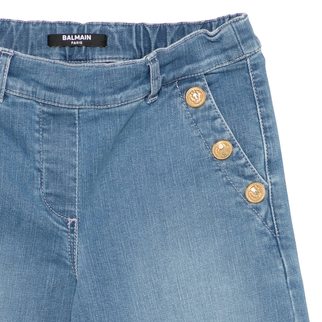 Balmain Kids Wide Trousers