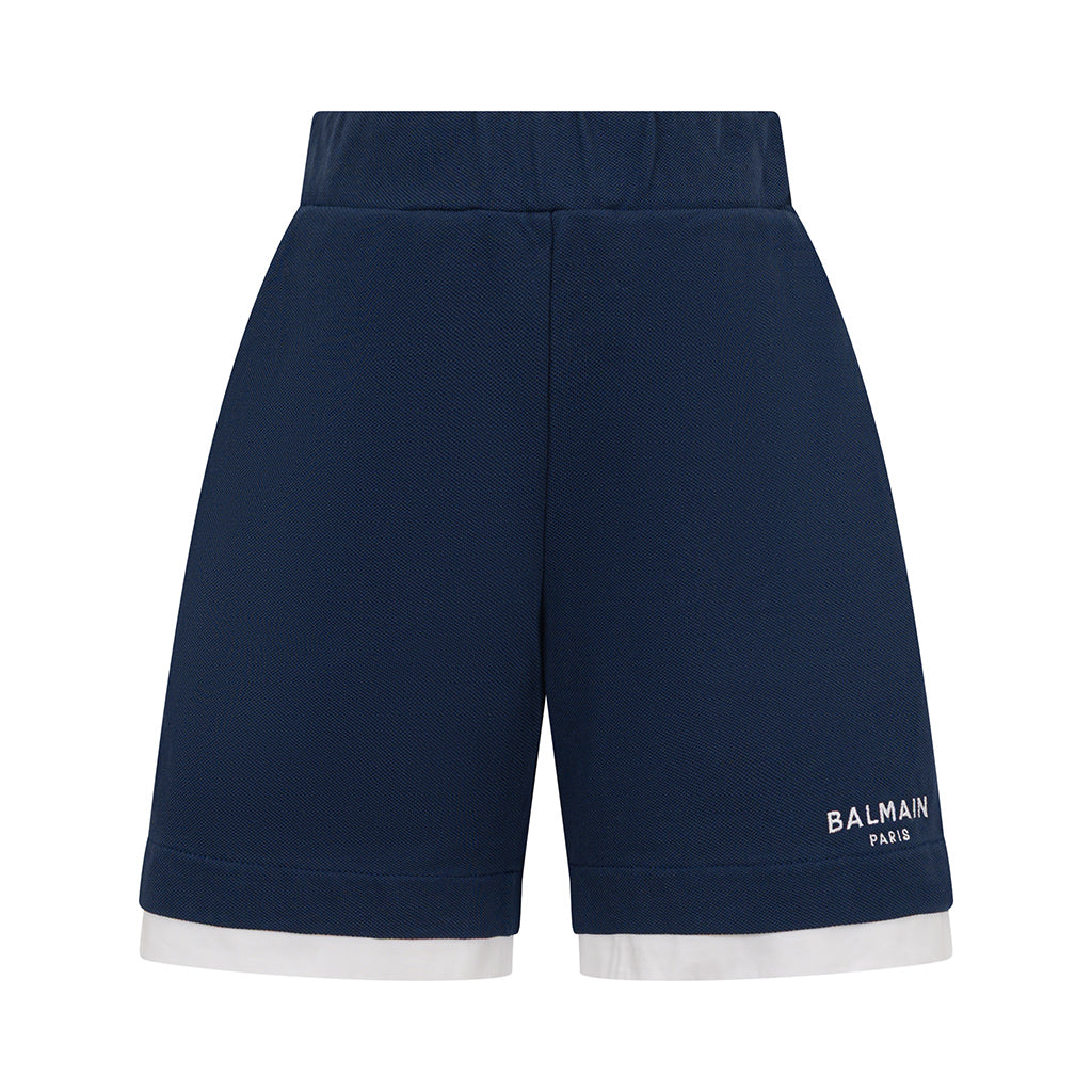 Balmain Kids Logo Shorts