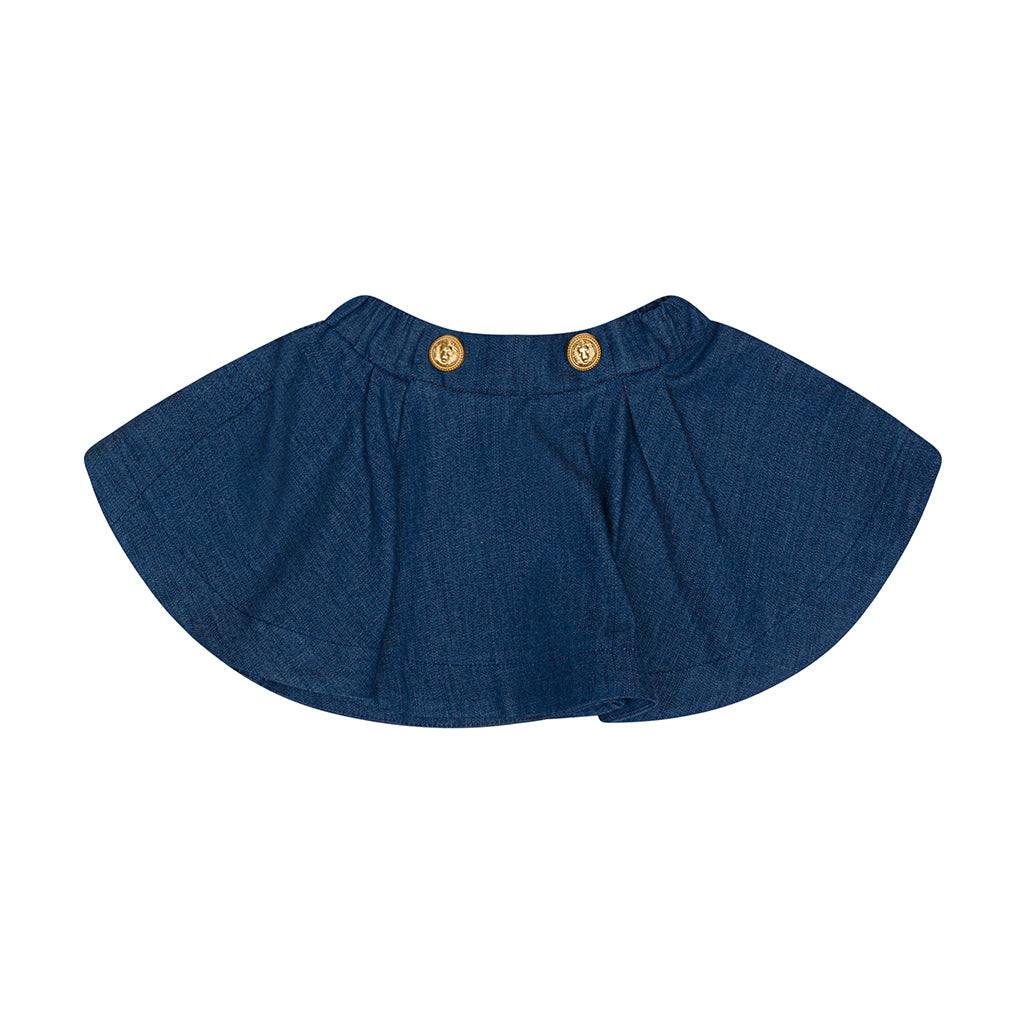 Balmain Kids Chambray Skirt