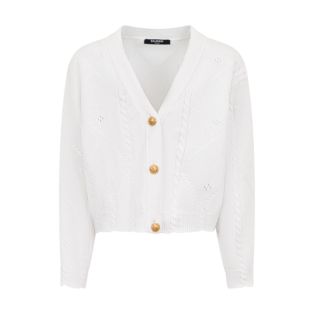 Balmain Kids Knit Cardigan