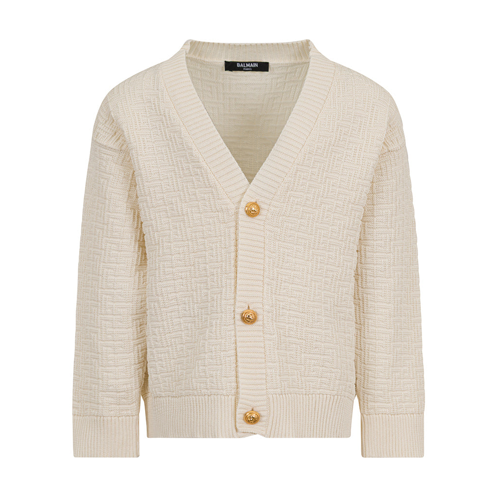 Balmain Kids Knit Cardigan
