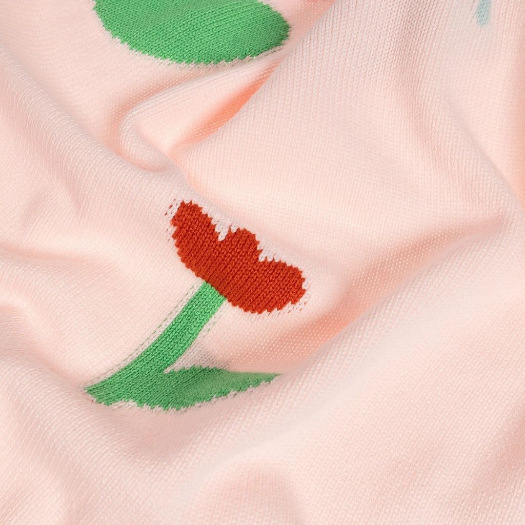Stella McCartney Kids Flowers Knit Blanket