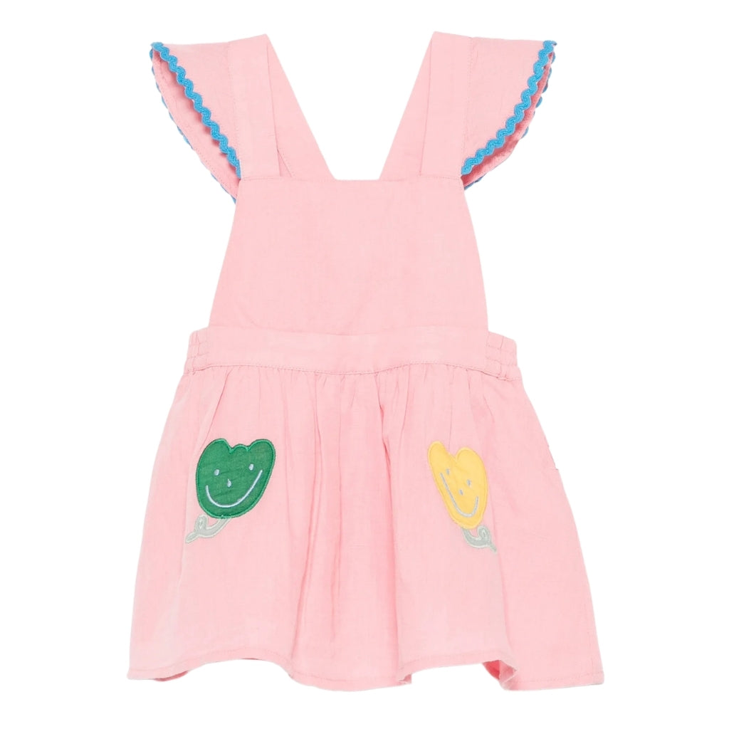 Stella McCartney Kids Linen Mix Dress And Bloomers Set