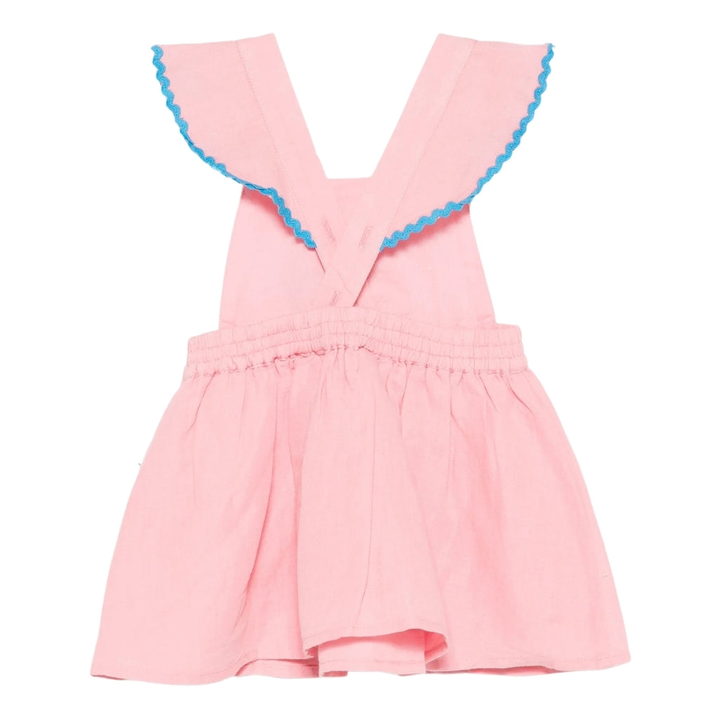 Stella McCartney Kids Linen Mix Dress And Bloomers Set