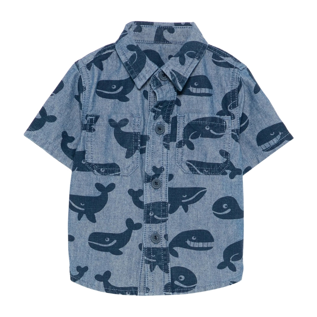 Stella McCartney Kids Chambray Whale Shirt