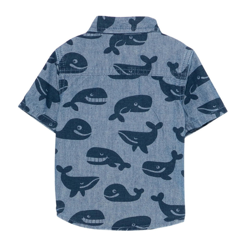 Stella McCartney Kids Chambray Whale Shirt