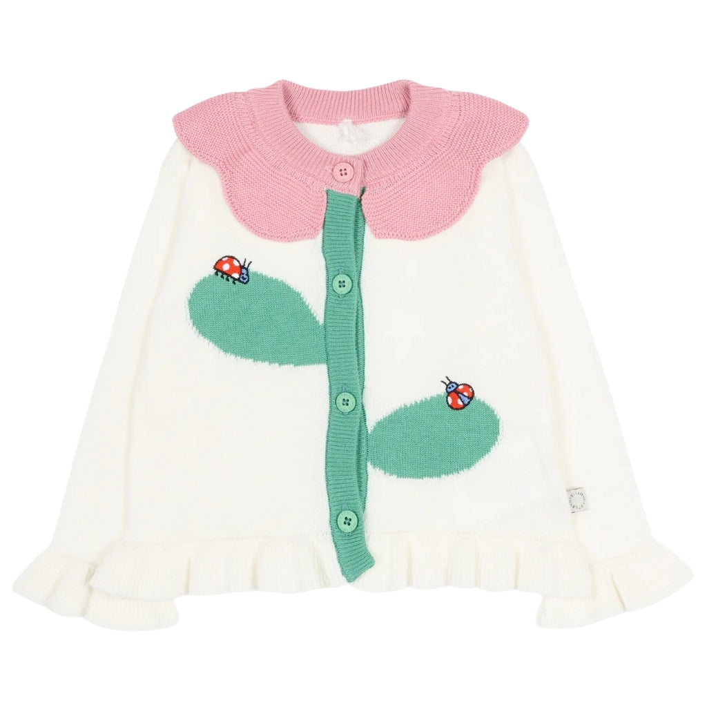 Stella McCartney Kids Flower Knit Cardigan