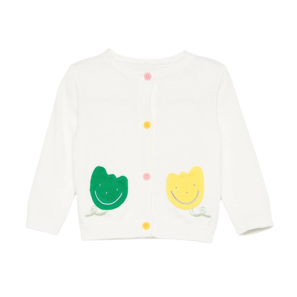 Stella McCartney Kids Flowers Knit Cardigan