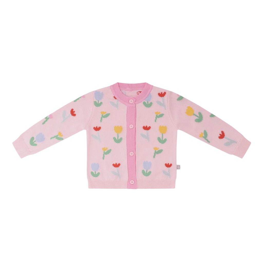 Stella McCartney Kids Flowers Knit Cardigan