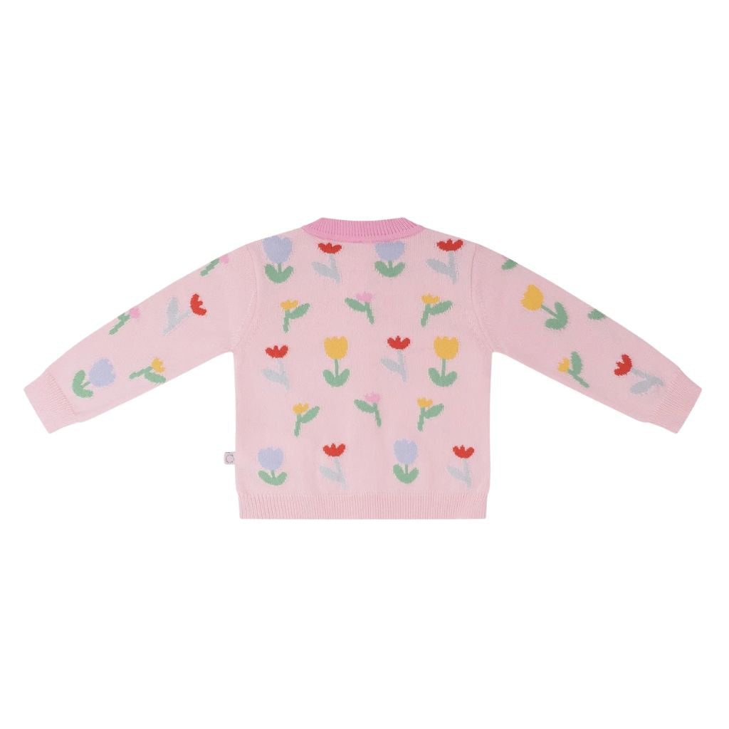Stella McCartney Kids Flowers Knit Cardigan