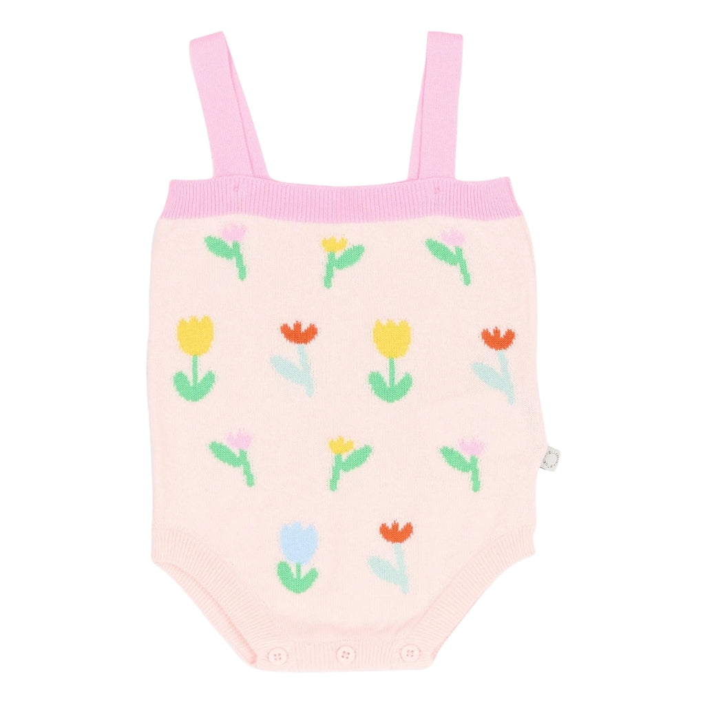 Stella McCartney Kids Flowers Knit Bodysuit
