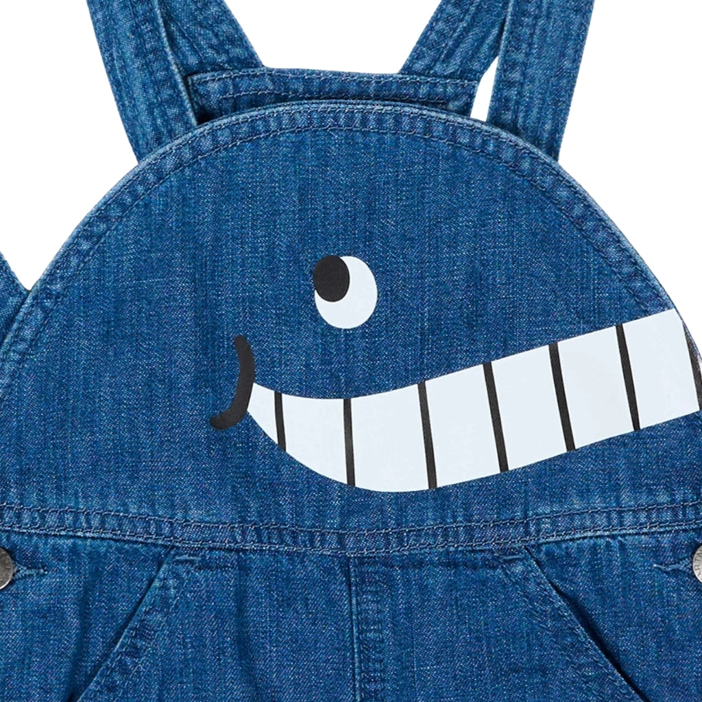 Stella McCartney Kids Whale Denim Dungaree