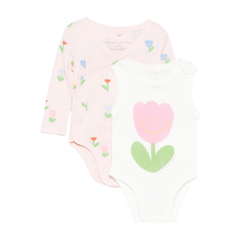 Stella McCartney Kids Flower Rompers Set