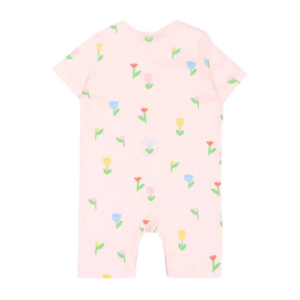 Stella McCartney Kids Flower Romper And Bib Set