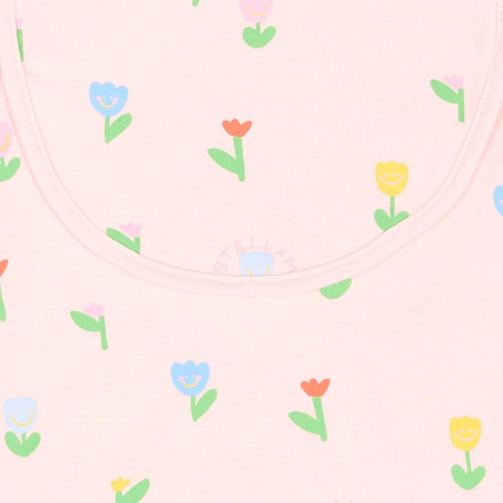 Stella McCartney Kids Flower Romper And Bib Set