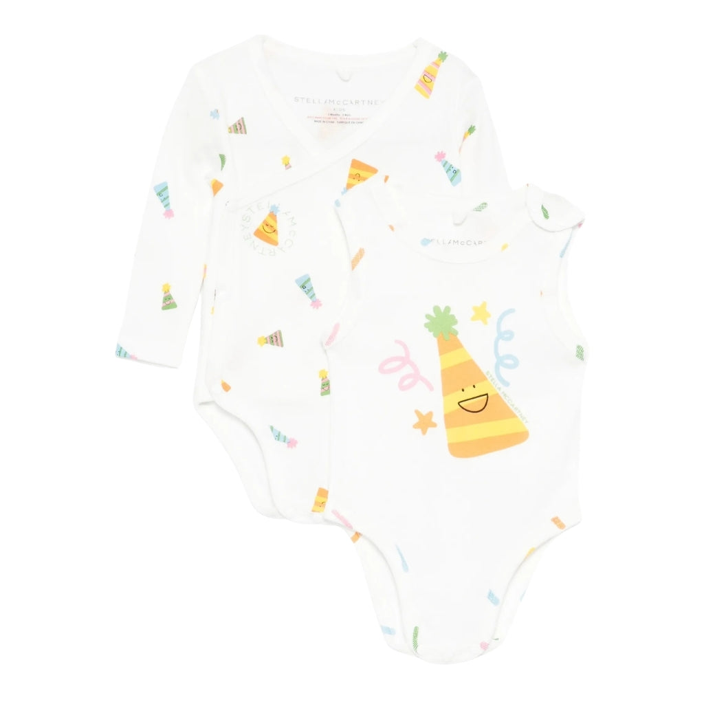 Stella McCartney Kids Party Hat Rompers Set