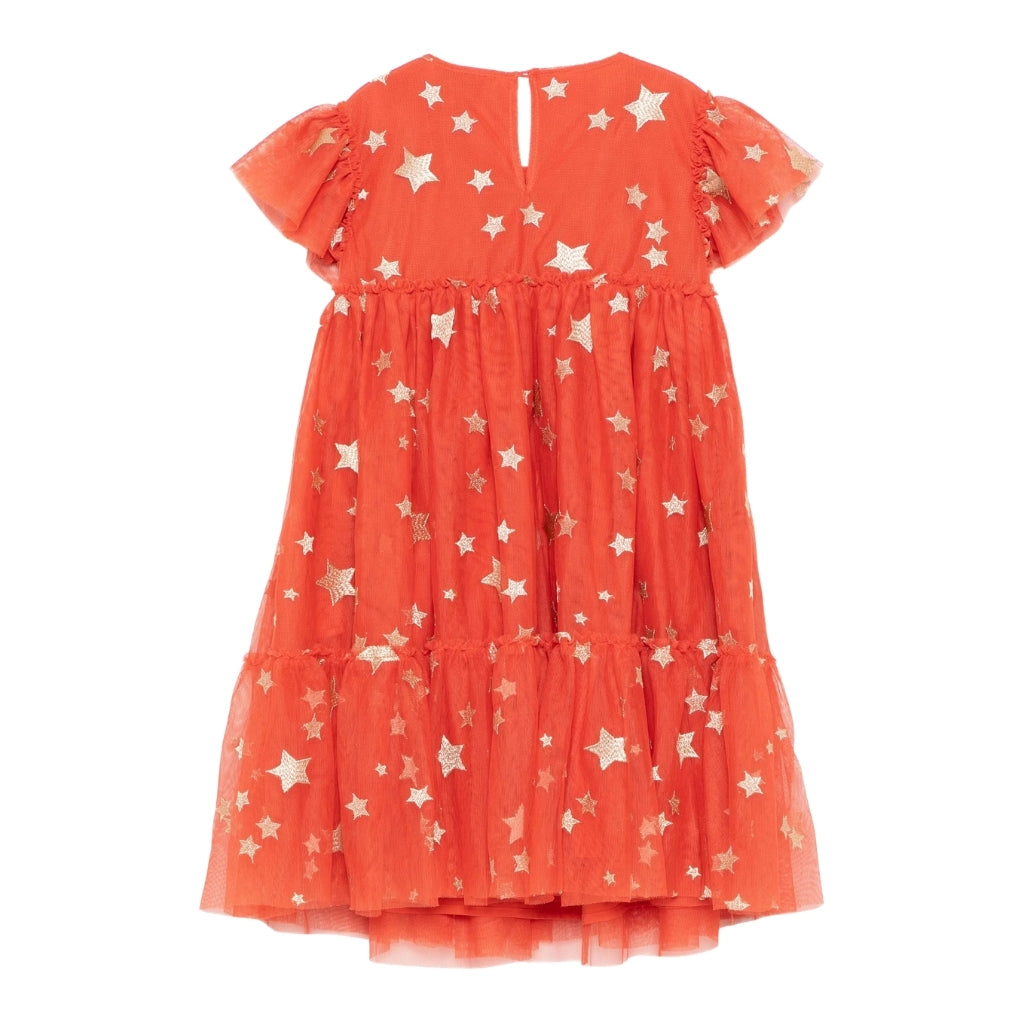 Stella McCartney Kids Tulle Ditsy Stars Embroidered