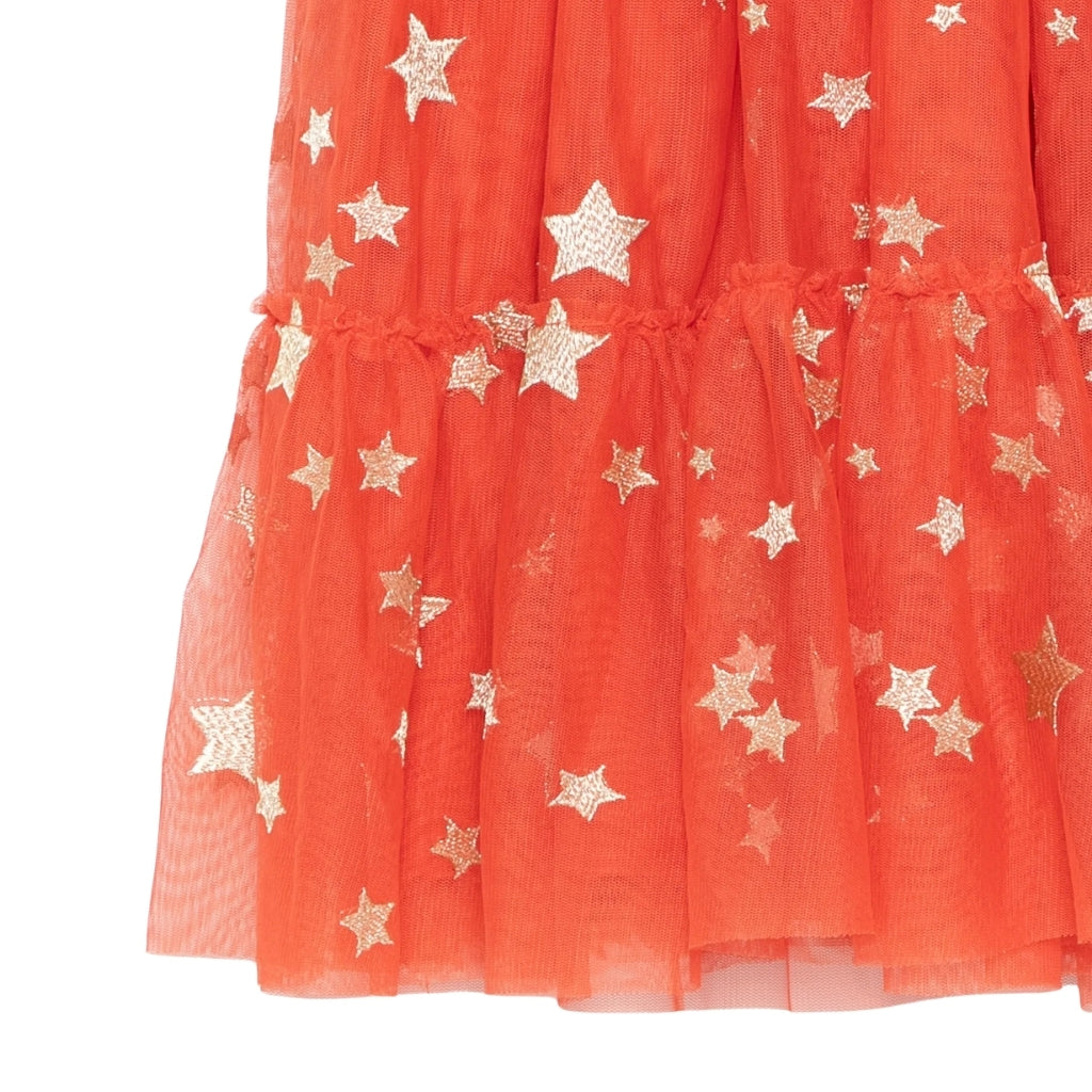 Stella McCartney Kids Tulle Ditsy Stars Embroidered
