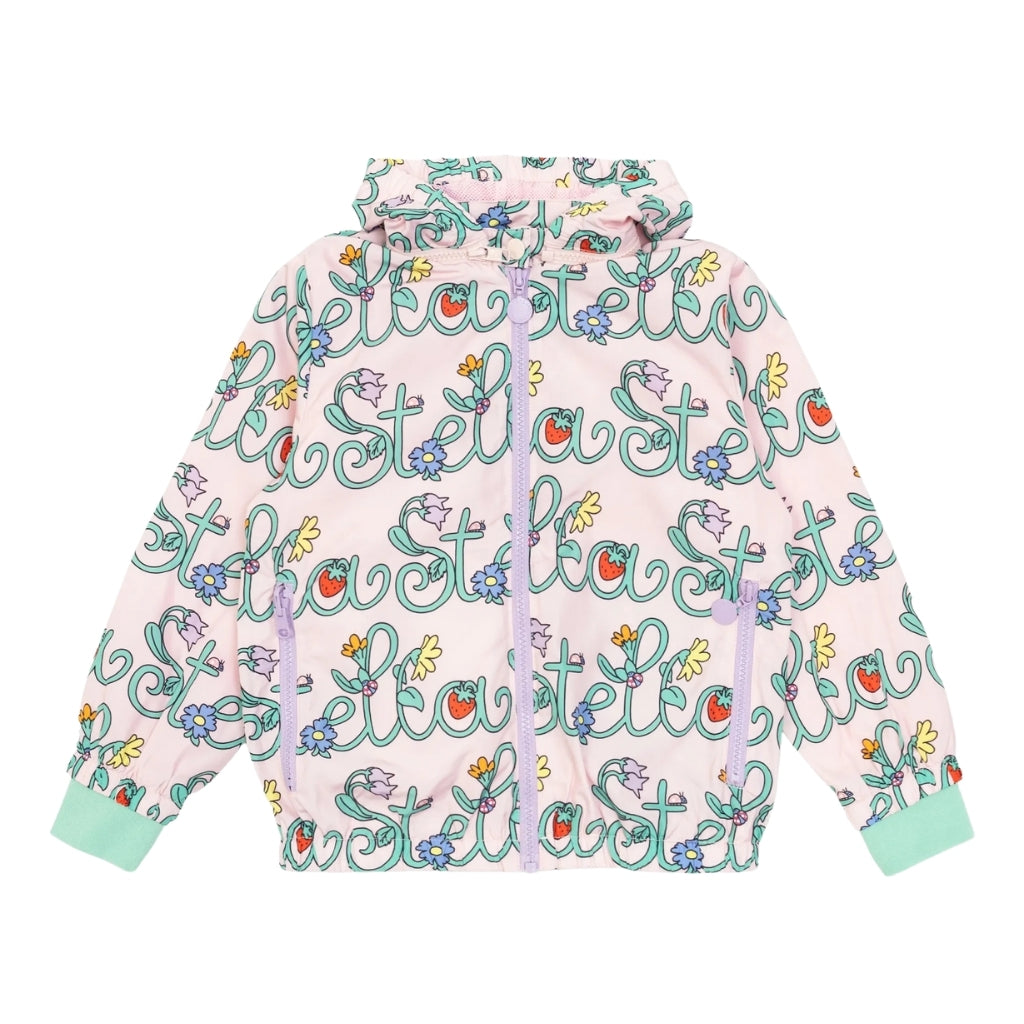 Stella McCartney Kids Logo Hooded Jacket