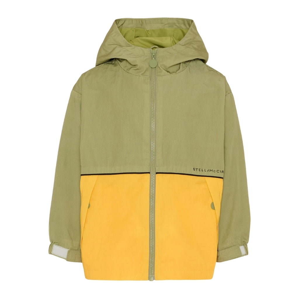 Stella McCartney Kids Colour Block Hooded Jacket
