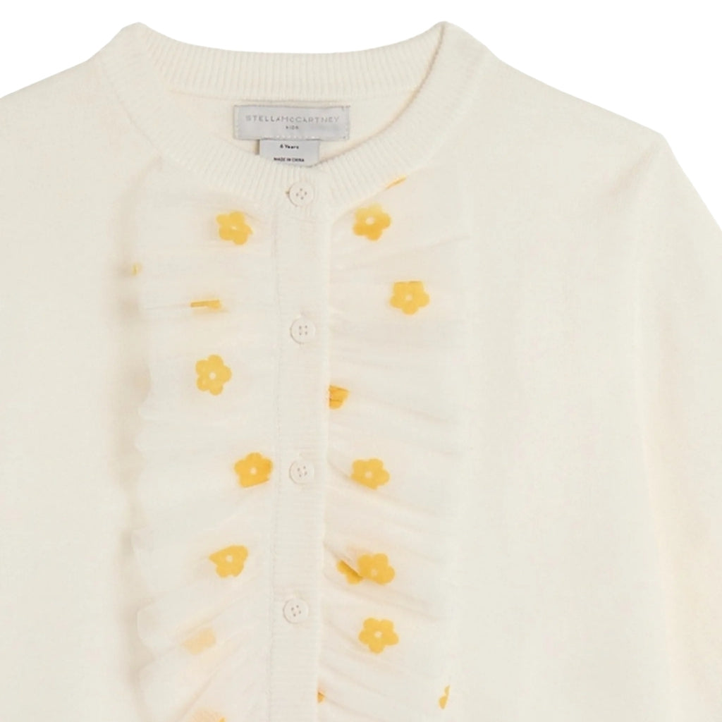 Stella McCartney Kids Flowers Knit Cardigan