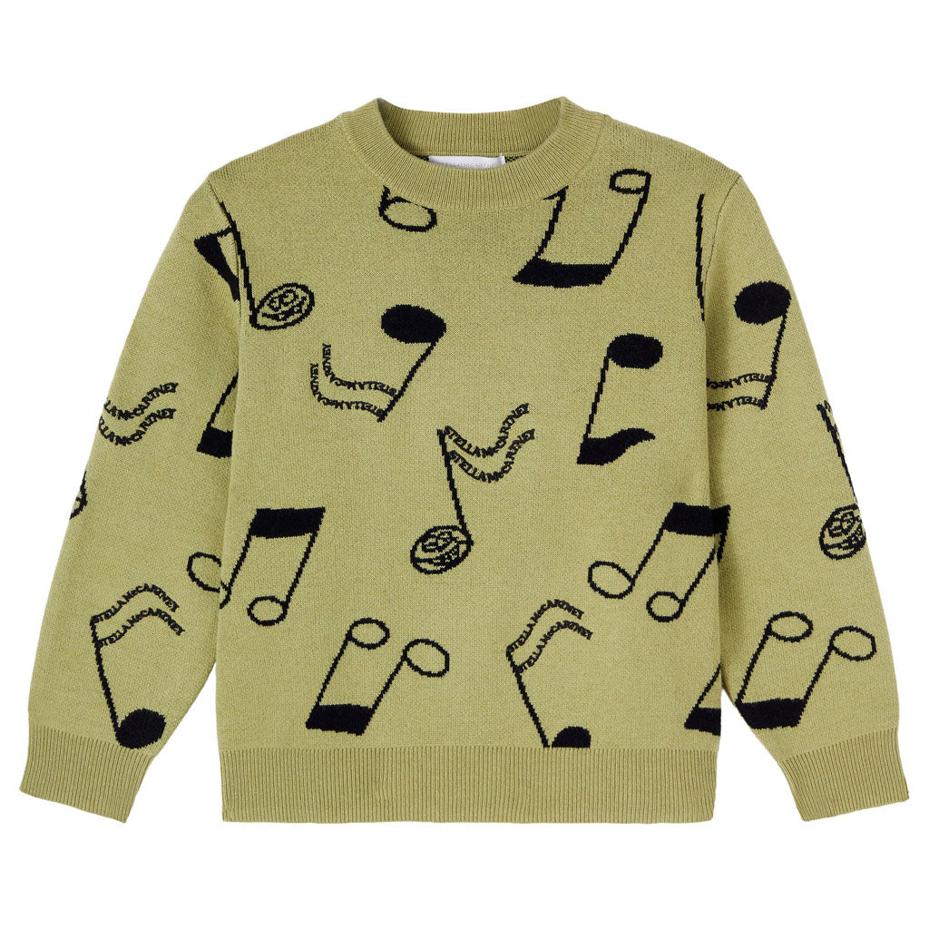 Stella McCartney Kids Music Notes Jumper