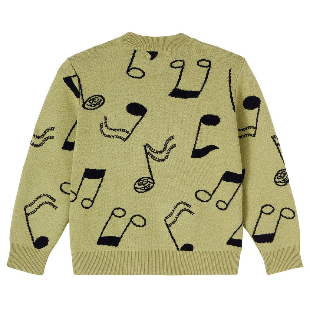 Stella McCartney Kids Music Notes Jumper