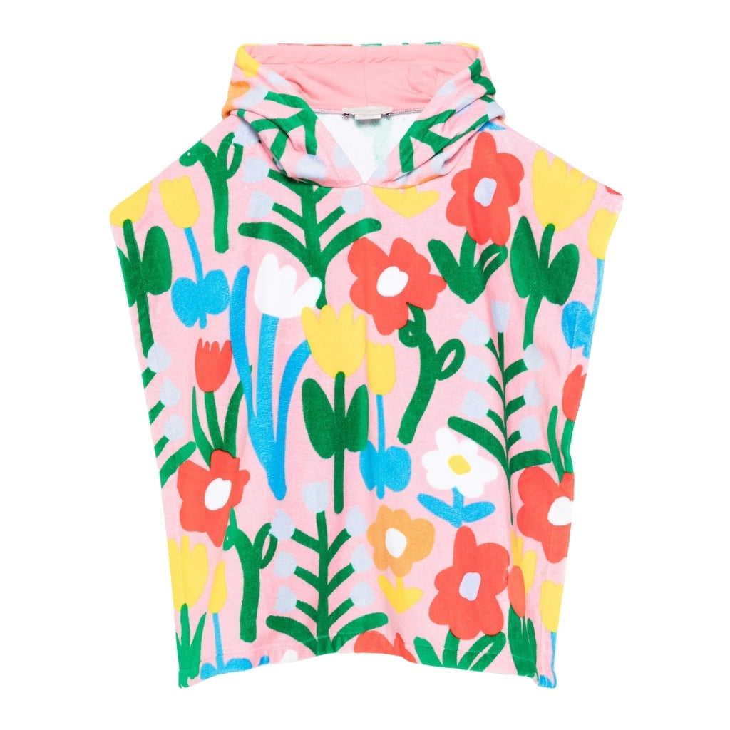 Stella McCartney Kids Flowers Towel Poncho