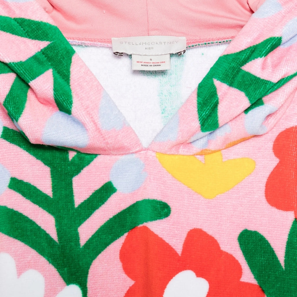 Stella McCartney Kids Flowers Towel Poncho