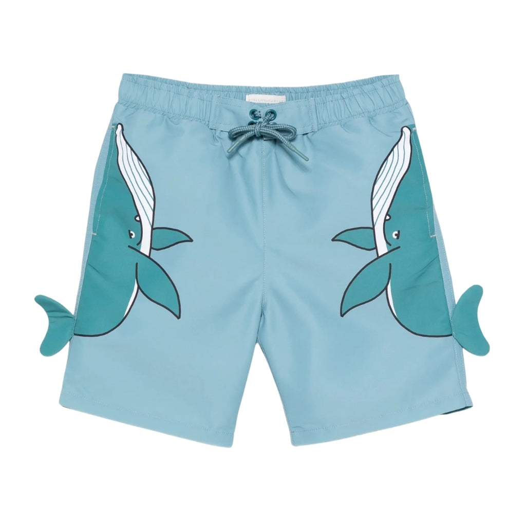 Stella McCartney Kids Whales Swim Shorts